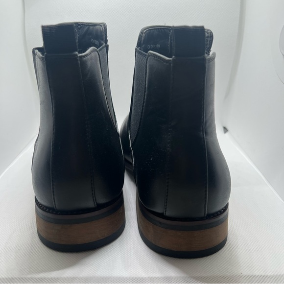 Vance Co. Black Vegan Leather Chelsea Boots - Picture 11 of 14